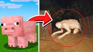 Mobs do Minecraft CAPTURADOS NA VIDA REAL [upl. by Colas]