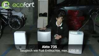 Luftentfeuchter Test Fust Primotecq E 730 H Akto 735 Meaco DD8L [upl. by Menell]