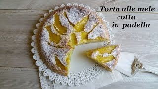 Torta alle mele in padella soffice e morbida si prepara in soli 5 minuti [upl. by Zakarias]