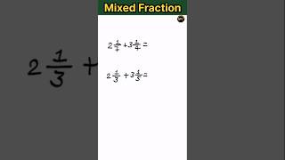 Mixed Addition Fraction shoers fraction nityamstudycentre [upl. by Shanly]