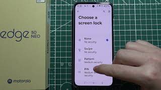 Motorola Edge 50 Neo How to Change Password [upl. by Kazim]