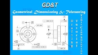 GDampT Drawing Drafting Drawing Tutorial  Tamil [upl. by Puff]