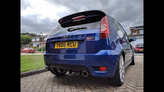 Fiesta ST150 Milltek cat back exhaust sound [upl. by Essirahs327]