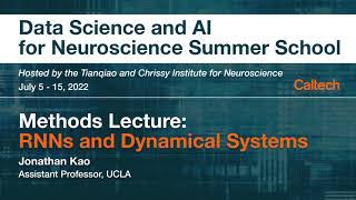 Day 9  Methods Lecture RNNs and Dynamical Systems [upl. by Ahsal]