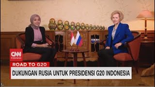 Dukungan Rusia Untuk Presidensi G20 Indonesia [upl. by Notgnillew]