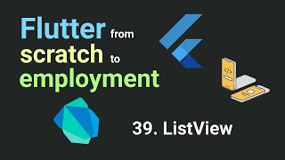 Free Flutter Course From Scratch to Employment  Lesson 39 ListView [upl. by Ashok490]