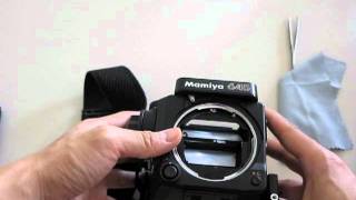 Replace or Clean Mamiya 645 Super Focusing Screen [upl. by Bakeman]