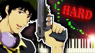 COWBOY BEBOP OP Tank  Piano Tutorial [upl. by Aible]