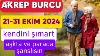 AKREP BURCU ♏️ 2131 EKİM 2024 SON 10 GÜN YORUMU♥️ Doğüm günün kutlu olsun🍀🍁🦋 [upl. by Rovert625]