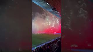 Slavia Praha pyro show vs Karvina 10112024 [upl. by Assetnoc854]