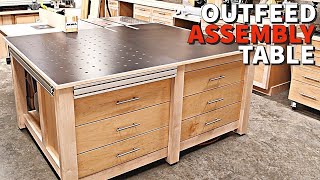 Why didnt I build this sooner  Woodworking assembly table [upl. by Ahsikan]