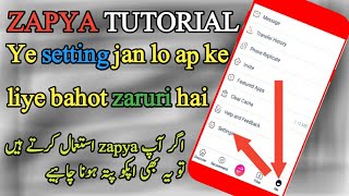 Zapya Some hidden settings you Dont know  zapya tutorial by Trixs Master [upl. by Judon]