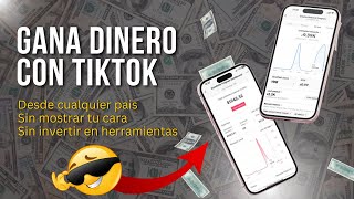 Cómo GANAR DINERO con TIKTOK desde cualquier PAIS sin mostrar mi cara ¡Fácil y rápido [upl. by Dominy]