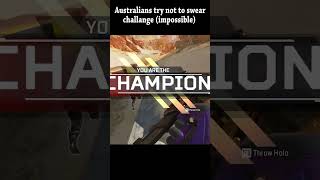 IMPOSSIBLE Challenge For Aussiesgaming apex apexlegends apexlegendsclips funnymoments clips [upl. by Aimit]