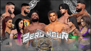 PEPW presents ZERO HOUR Wargames Chambers and Title matches  WWE2K23 Universe Mode [upl. by Zaccaria804]