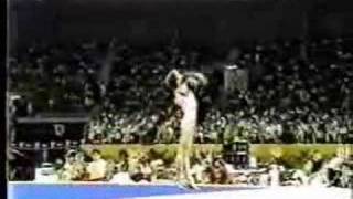 Camelia Voinea  1988 Olympics Team Compulsories  Floor Exercise [upl. by Nica]