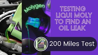 How to find an Oil leak with Liqui Moly Molygen [upl. by Notsej595]