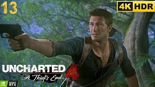 Uncharted 4 A Thiefs End  Chapter 13  Marooned  Realistic Ultra Graphics No Commentary [upl. by Grazia]