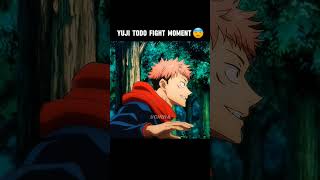 Yuji and Todo fight moment anime yujiroedit gojosaturoamv jujutsukaisen [upl. by Hurwitz]