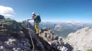 Mittenwalder Höhenweg Klettersteig [upl. by Garber]