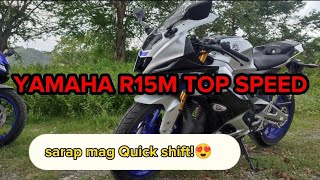 YAMAHA R15M TOP SPEED [upl. by Nnyrb]