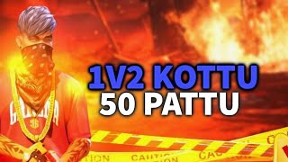 1v2 KOTTU 50 REEDEM PATTU🔥💲GIVEAWAYfreefirelive [upl. by Enyalahs25]