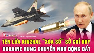 Tên lửa Kinzhal “xóa sổ” sở chỉ huy Ukraine rung chuyển như động đất [upl. by Rabah718]