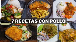 7 RECETAS CON POLLO FACILES Y RICO  Abelca [upl. by Oznofla]