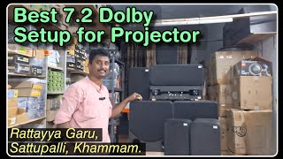 Best 72 Dolby Setup For Projector MajjiGowriElectronics [upl. by Aronle787]