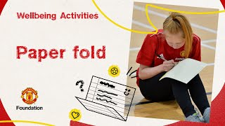 Wellbeing activities  Paper fold [upl. by Huxham]