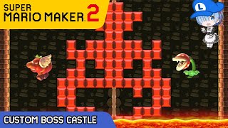 ★☆Custom Boss Castle☆★  COOL BOSS IDEAS in Mario Maker 2 [upl. by Modeerf]