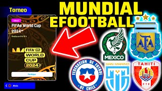 SELECCIONES MUNDIAL EFOOTBALL 2025  CUALES ESTAN ✅ [upl. by Mchail736]