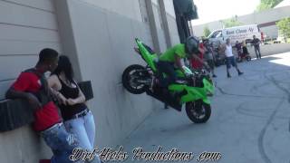 Dangerous Bike stunt By stunt Man [upl. by Esila]