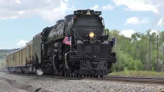 Big Boy and 844 at Ogden Yard no people no rain May 8 2019 [upl. by Lionel760]