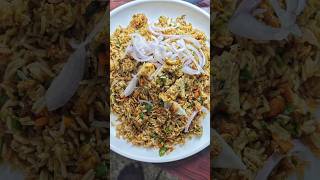 4Eggs tho Fried Rice Order chesa  street style Fried Rice [upl. by Dorsman]