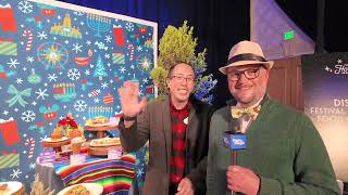 Disney Festival of Holidays Foods Interview  Disneyland Resort 2024 4K [upl. by Sorgalim]