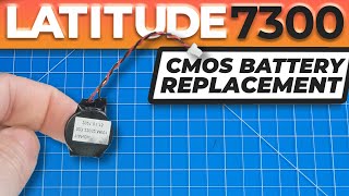 How To Replace Your CMOS Battery  Dell Latitude 7300 [upl. by Montano]