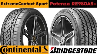 Continental ExtremeContact DWS 06 Plus vs Bridgestone Potenza RE980AS [upl. by Lot]