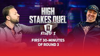 High Stakes Duel II  Round 3  Phil Hellmuth vs Daniel Negreanu [upl. by Cristionna]