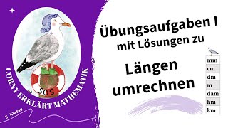 Längeneinheiten umwandeln Übungsaufgaben I Klasse 5 [upl. by Elisabet876]