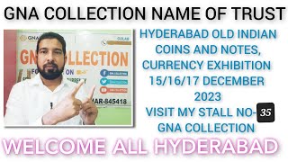 😍Hyderabad Old coins and notes Exhibition hyderabadoldindiacoinsnotesexhibition2023 gna [upl. by Ennylyak]