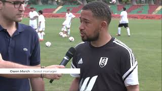 Intervista a Chat Perera allenatore academy Fulham e Owen March scout manager [upl. by Anitnatsnoc178]