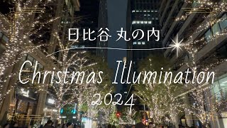 【イルミネーション】日比谷 丸の内 街中が幸せに包まれる煌びやかさに平和を祈る【クリスマス】 [upl. by Liris385]