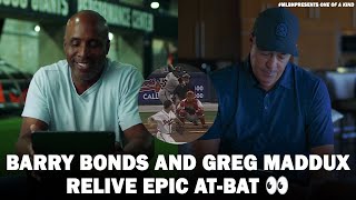 Mustsee backandforth with Barry Bonds and Greg Maddux [upl. by Leonhard694]