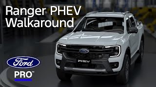 Ford Ranger PlugIn Hybrid Walkaround [upl. by Baggett208]