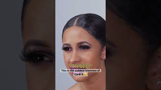 Cardi B saddest interview cardib interview interview music wap money [upl. by Tracay]