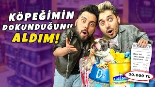 KÖPEĞİMİN DOKUNDUĞU HERŞEYİ SATIN ALDIK 30000 TL Ali Sürücü [upl. by Harobed20]