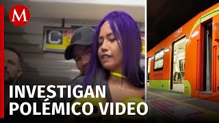 Luna Bella causa indignación en redes sociales por grabación en el Metro de la CdMx [upl. by Ekalb]