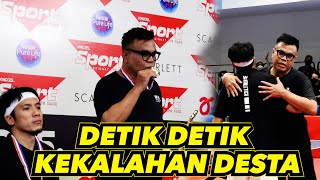 TANDING PINGPONG VS DESTA  DETIK DETIK KEKALAHAN DESTA [upl. by Ariew]