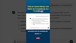 TesisPlan  Crea una Matrizdeconsistencia para tesis en chatgpt [upl. by Roze233]